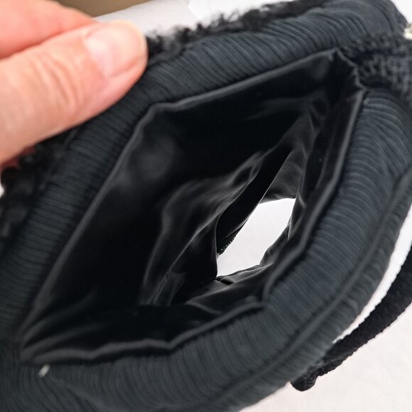 Vintage Persian Curly Lamb Muff w/ Waldes Zipper by Engel-Fetzer Cleveland OH - Picture 5 of 15